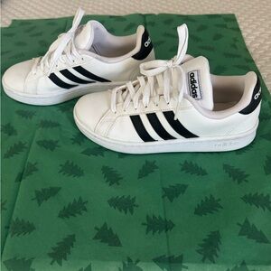 Adidas White Mesh Sneakers (Classic Style)